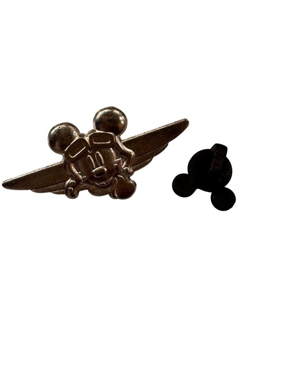 Disney Mickey Mouse Aviator Trading Pin Flight Wings 3D Sculpted Goggles Badge